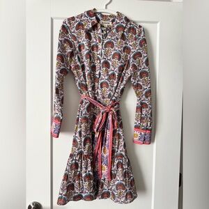 Boden Multicolor Floral Pattern dress